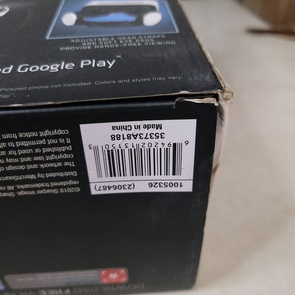 Sharper Image Virtual Reality Headset Smartphone 360 IOS or Android - Picture 5 of 6